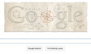 Leonhard Euler Google doodle